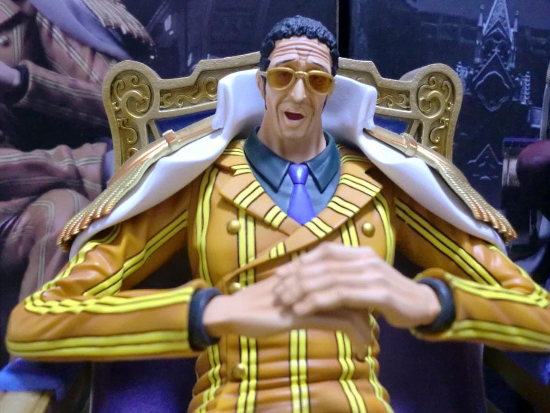 海軍 三大将 海外限定 ガレージキット フィギュア 赤犬 黄猿 クザン 専用台座