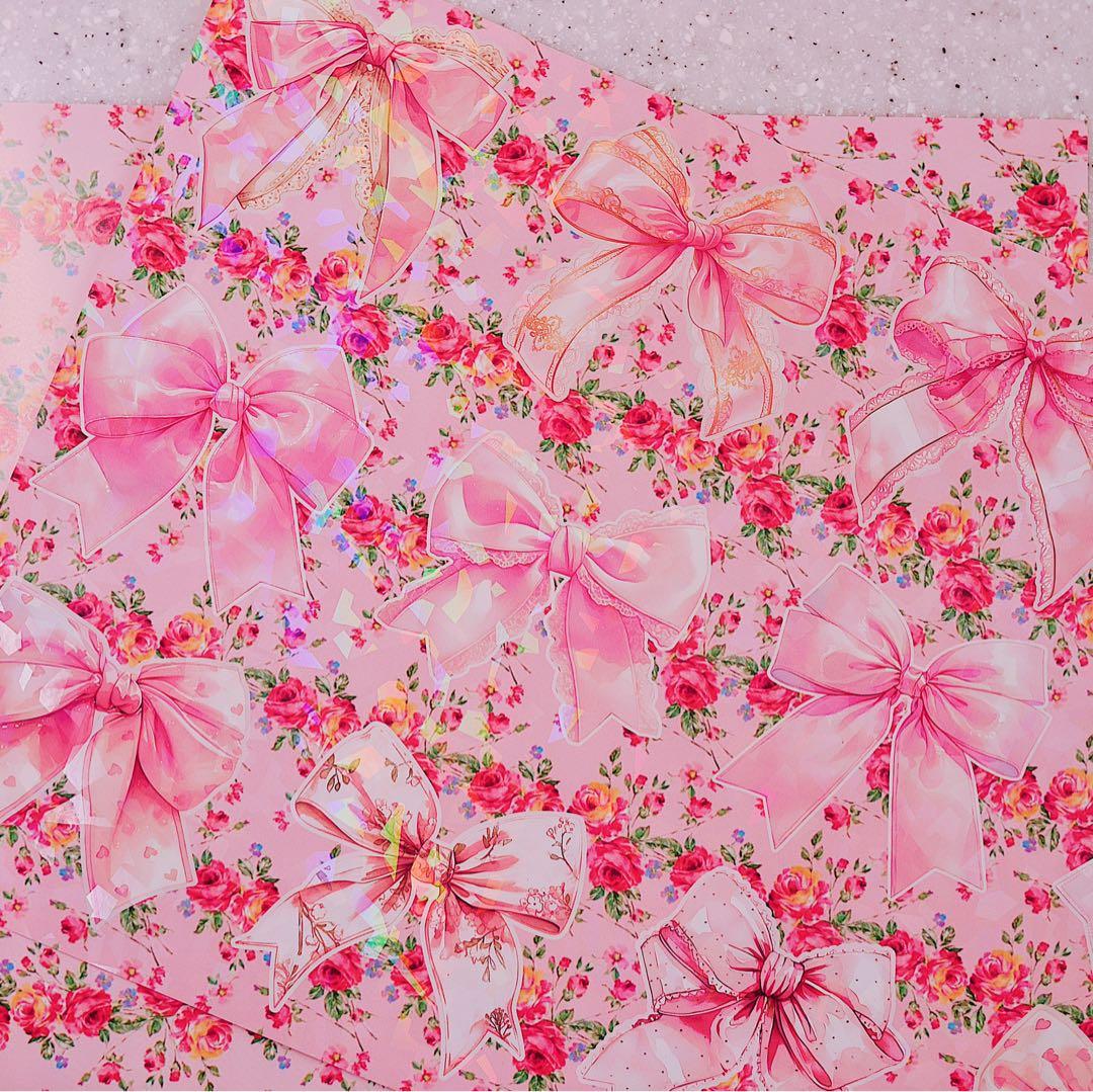 新作♡A/W♡ホロコラペset30枚 A4デザインペーパー　コラージュ素材　メモ