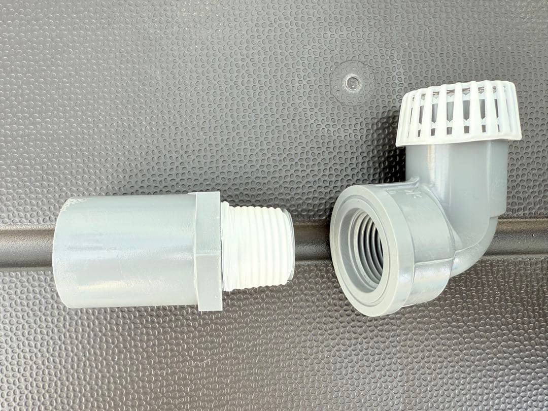 メダカ容器オーバーフロー加工トロ舟80L5個セット プラ舟 NVボックス メダカ