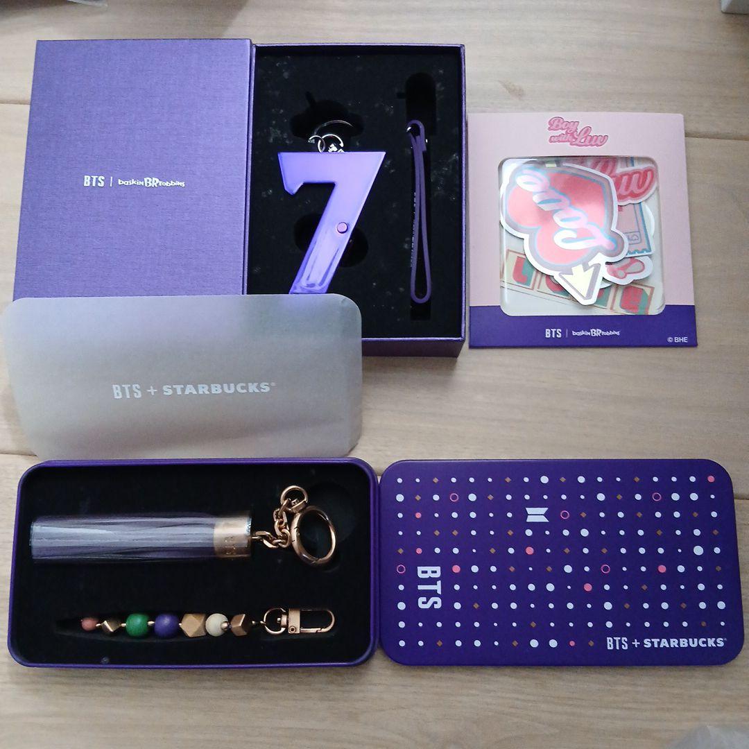 BTS　BTS×Baskin Robbins コラボ ライトキーリング　韓国