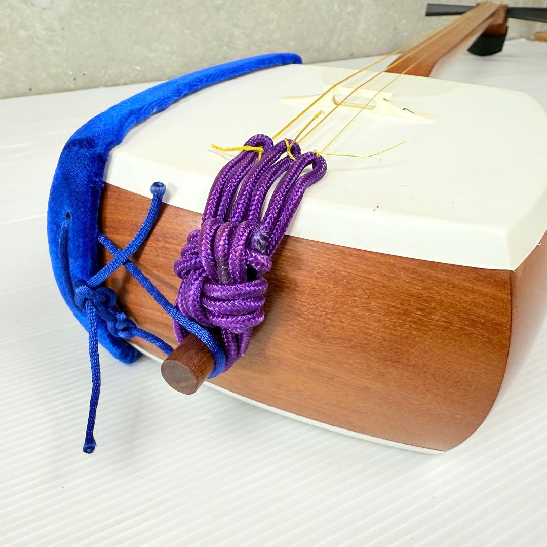 【美品♪】 三味線 全長約98cm ソフトケース付き♪