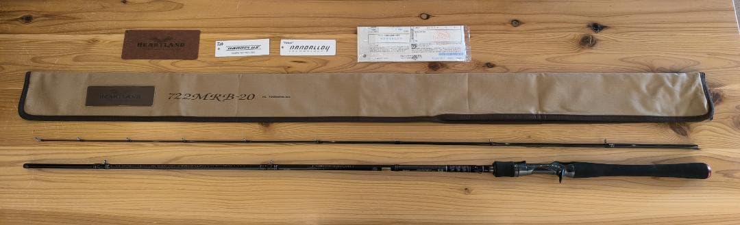 ロッド DAIWA HEARTLAND 722MRB-20