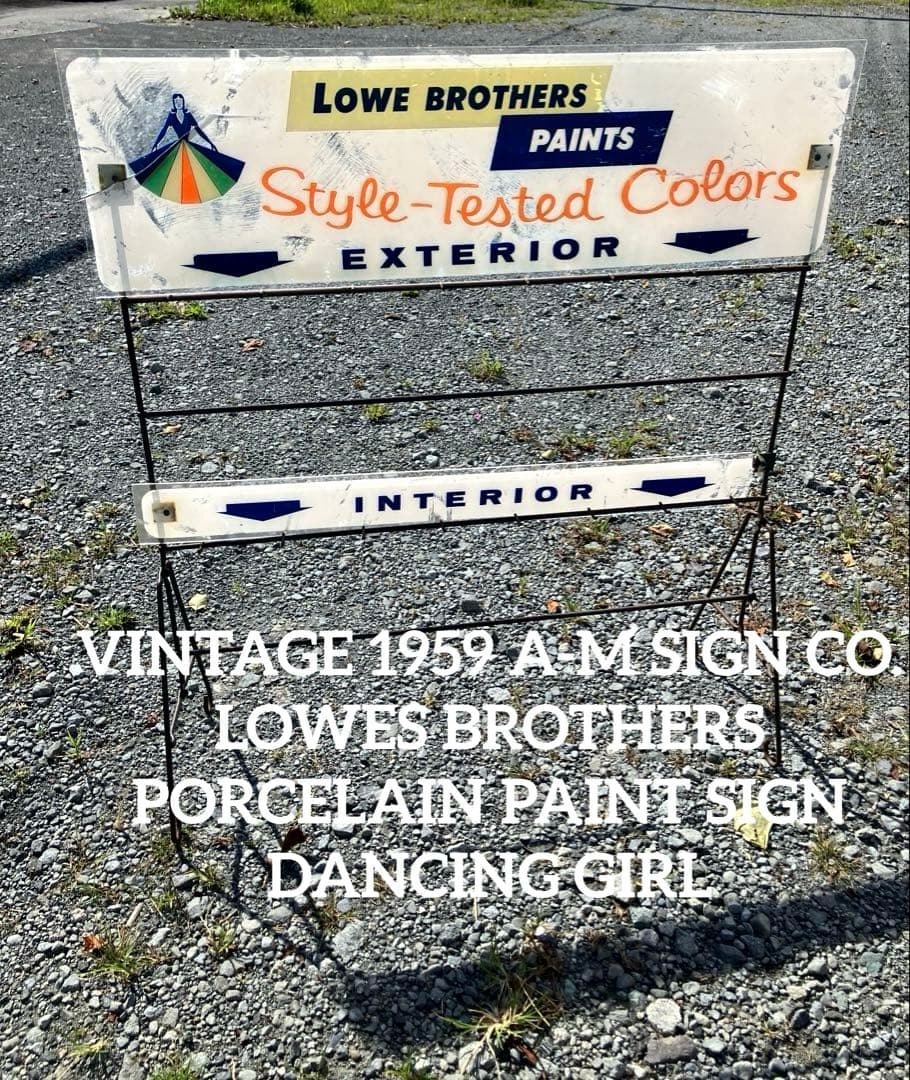 レア　VINTAGE LOWES BROTHERS DANCING GIRL