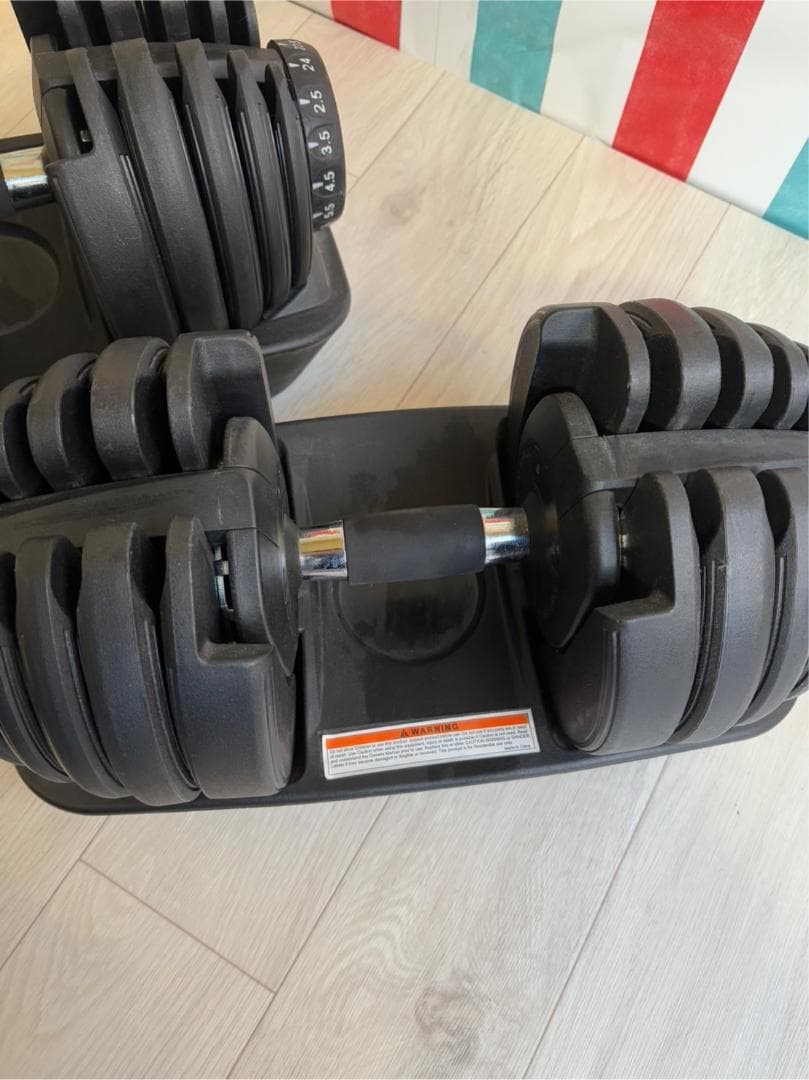 MRG ダンベル 可変式 ダイヤル式 24kg 1/2