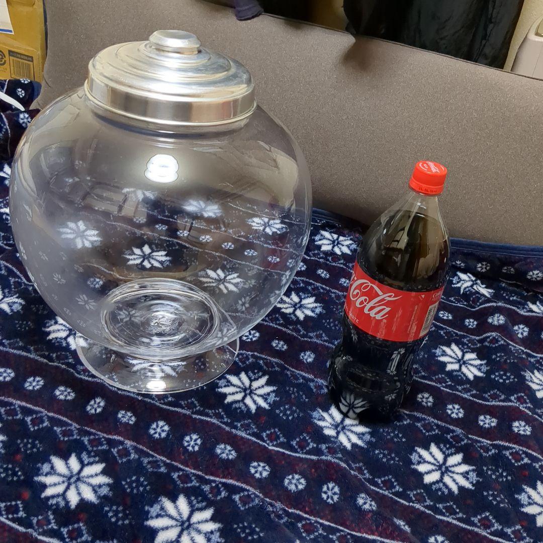 昭和レトロな地球瓶　アンティーク雑貨　駄菓子入れなどに