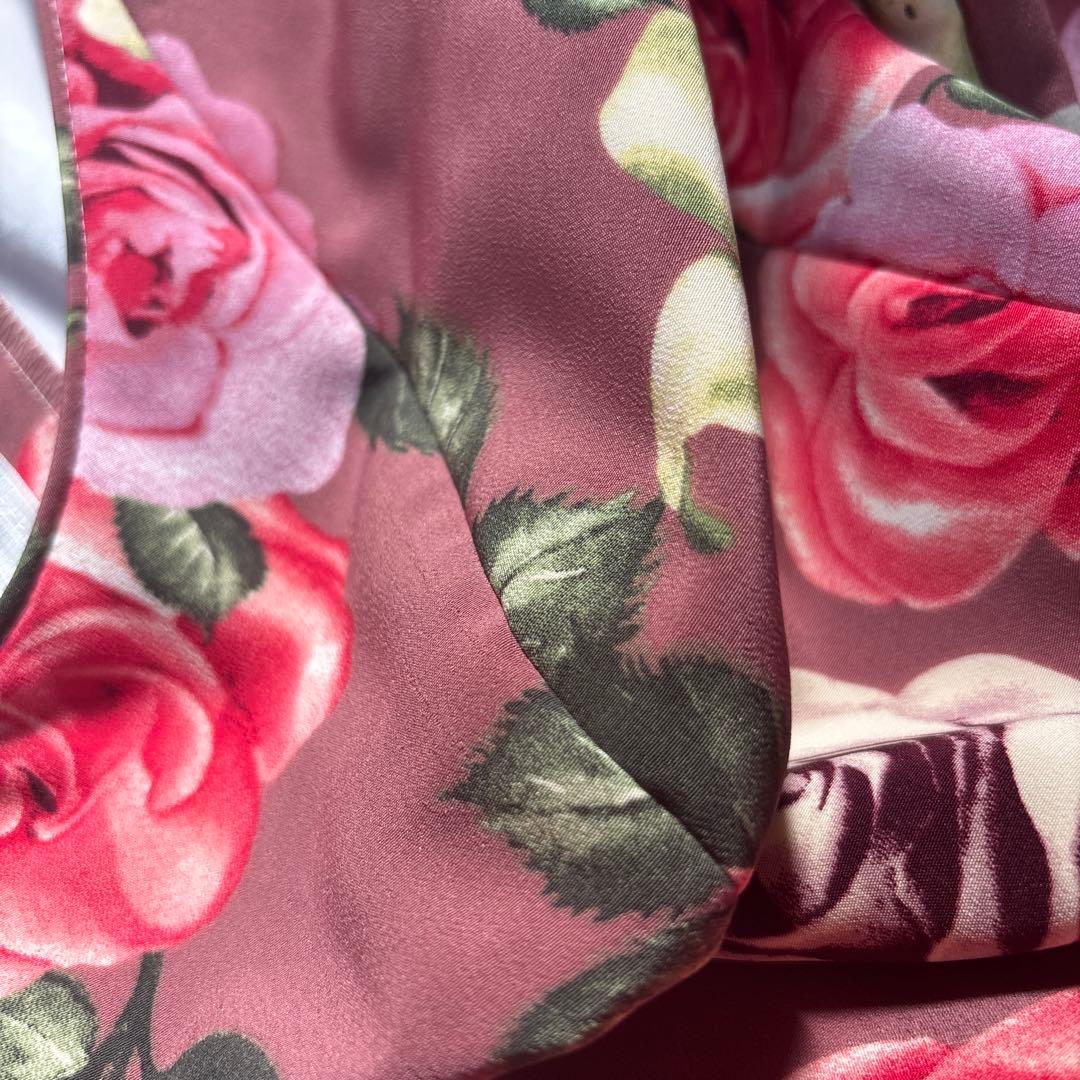 値下げ マリキータ 1点物 フラメンコワンピース 花柄 ピンク系 フラメンコ衣装