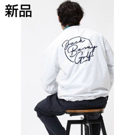新品 ジャックバニー スニードジャケット メンズ5L ゴルフウェア ライトグレー