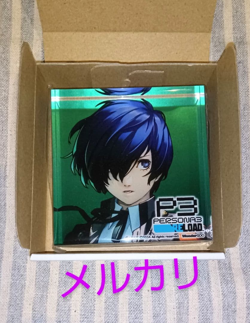 ペルソナ3リロード WonderGOO 特典 アクリルブロック 主人公 結城理