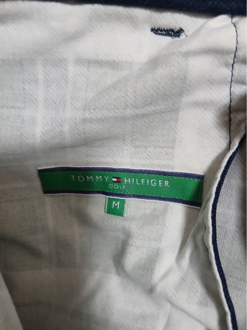 新品 トミーヒルフィガーゴルフロングパンツチェック