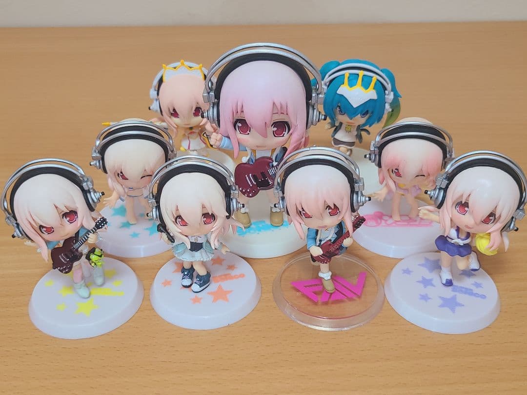 すーぱーそに子+初音ミク　きゅんキャラ9体セット