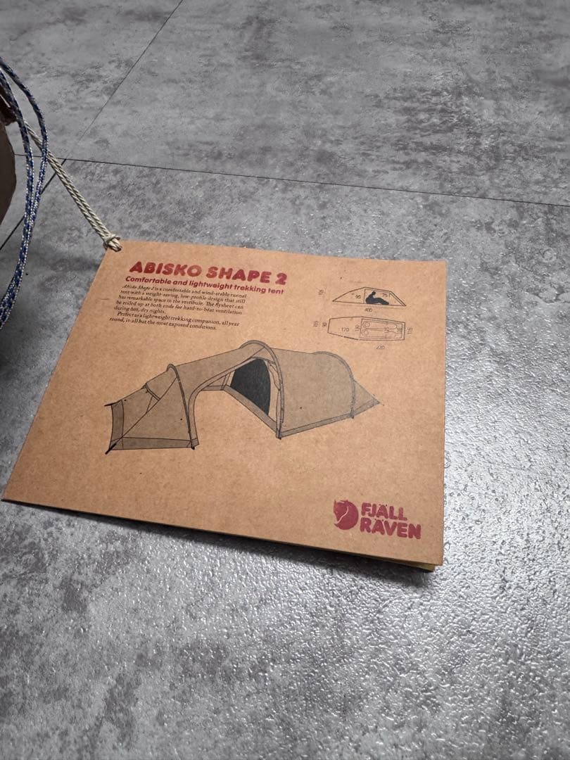 fjallraven abisko shape2 サンド　フェールラーベン