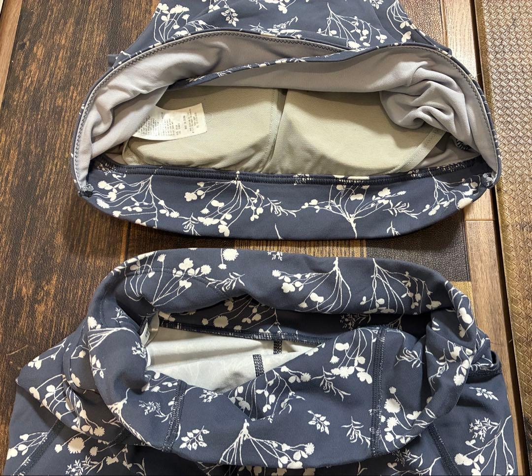 極美　emmi yoga エミヨガ　ヨガウェア　バッグクロス　ブルーグレー