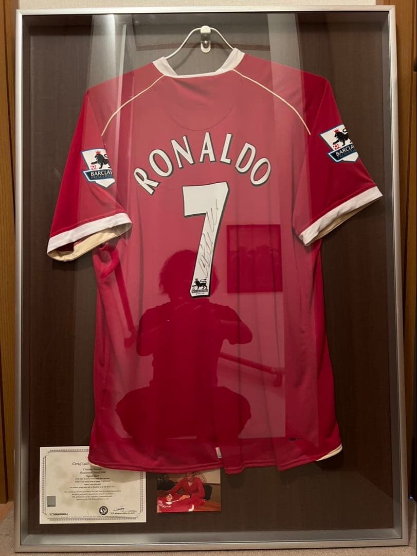 クリスティアーノ・ロナウド直筆サイン