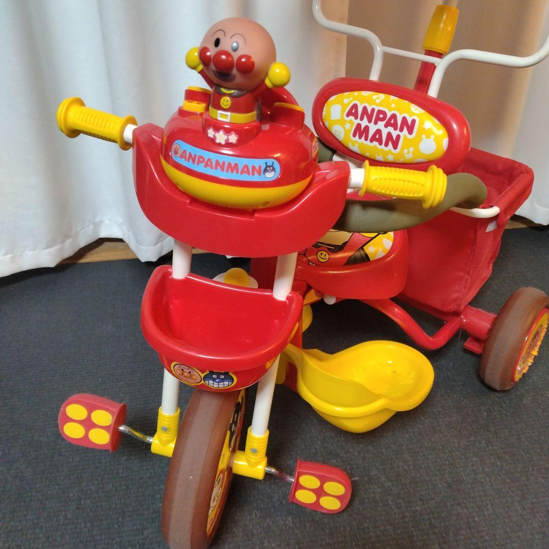 アンパンマン 三輪車 それいけ！アンパンマン デラックスII レッド 赤