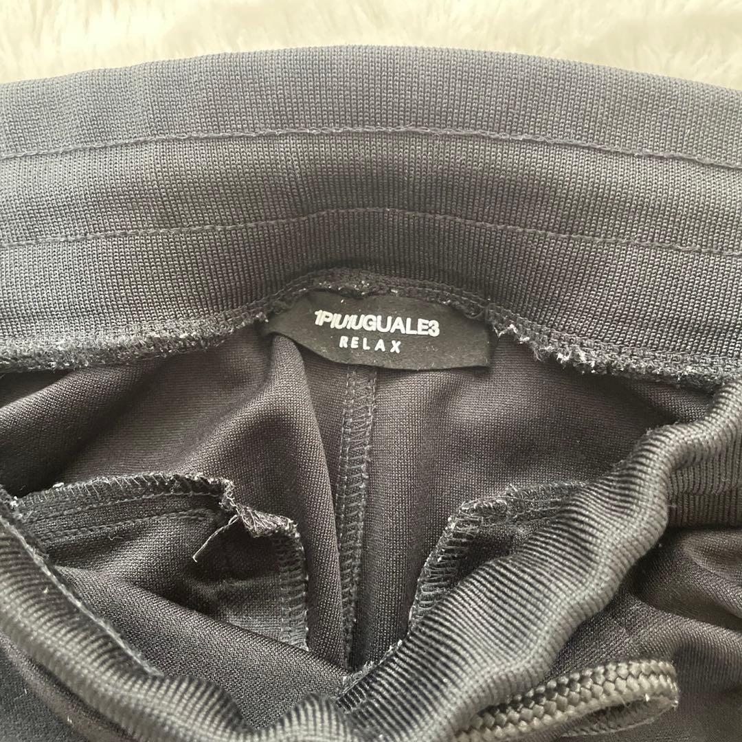 サイズXL 1PIU1UGUALE3 RELAX ジャージ　上下セットアップ黒