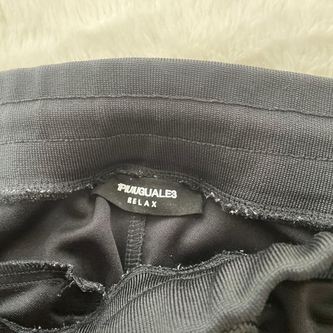 サイズXL 1PIU1UGUALE3 RELAX ジャージ　上下セットアップ黒