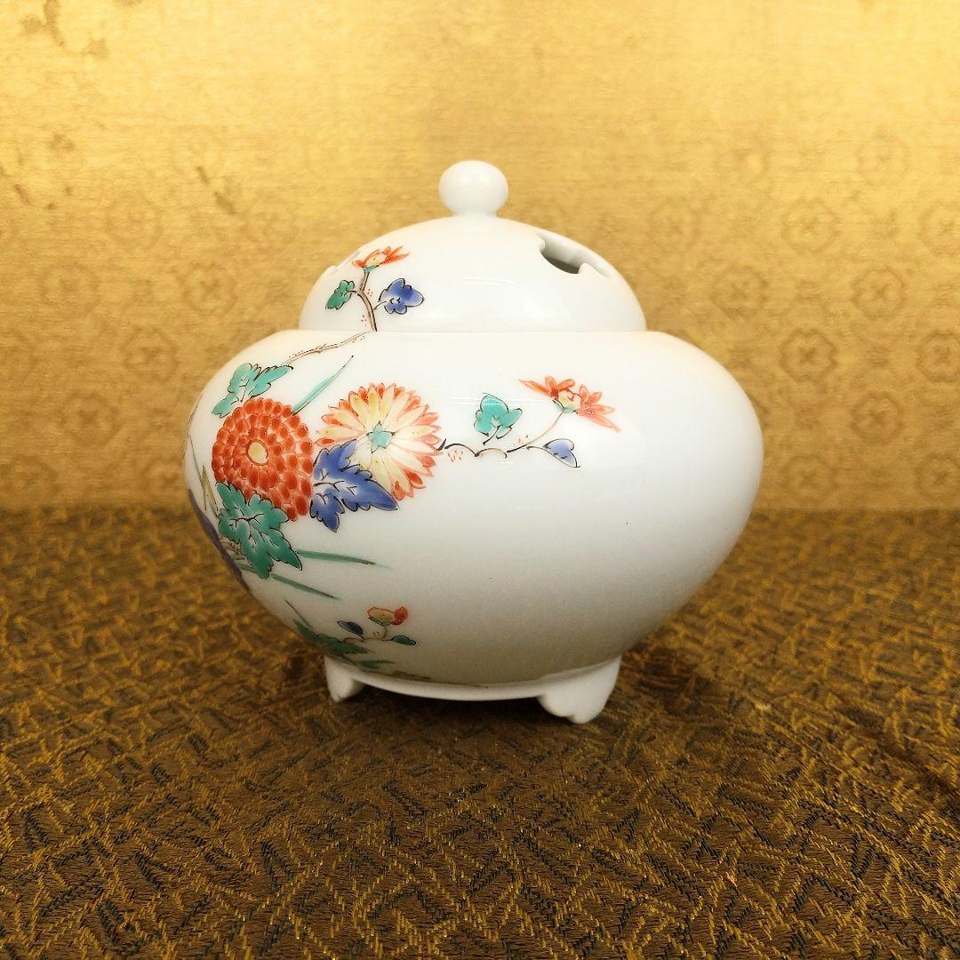 【お値下げしました！】13代　酒井田柿右衛門　花鳥文　香炉