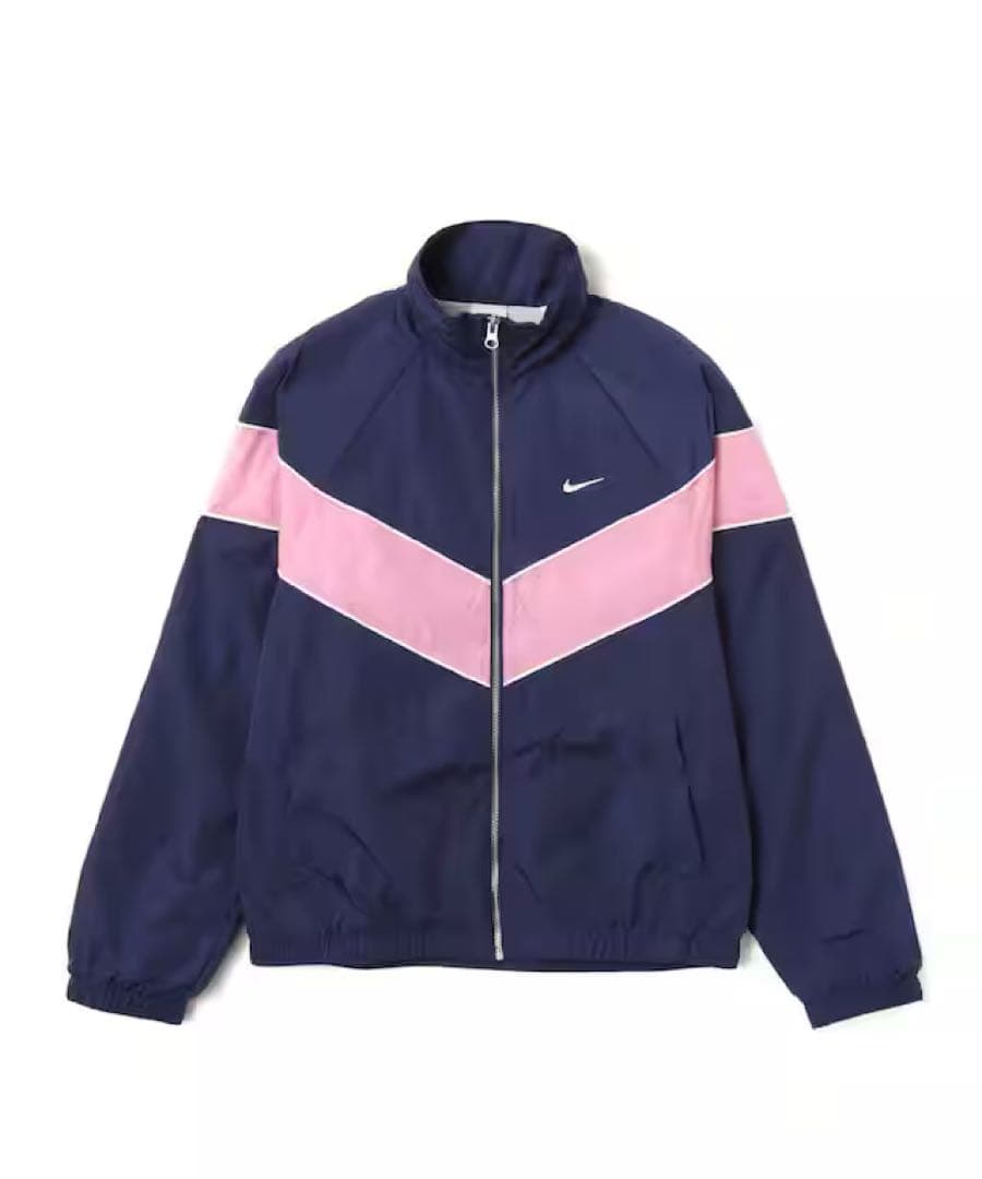 Nike ジップアップ ウィンドブレーカー ネイビー/ピンク