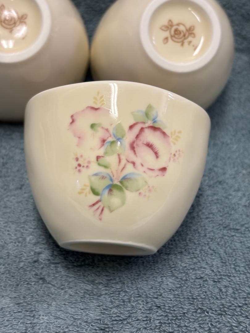 【イマン】　ほのか　和陶器　小鉢　3個