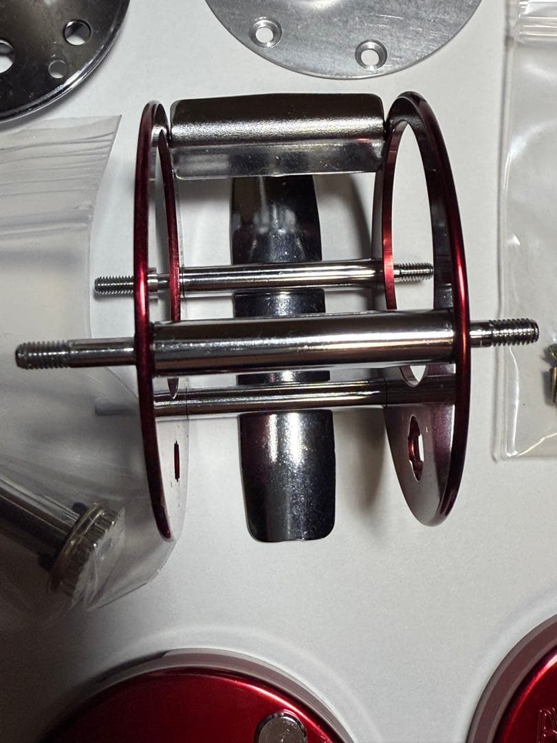 か*ん様 ABU Ambassadeur 1500C レッドパーツセット。アンバ