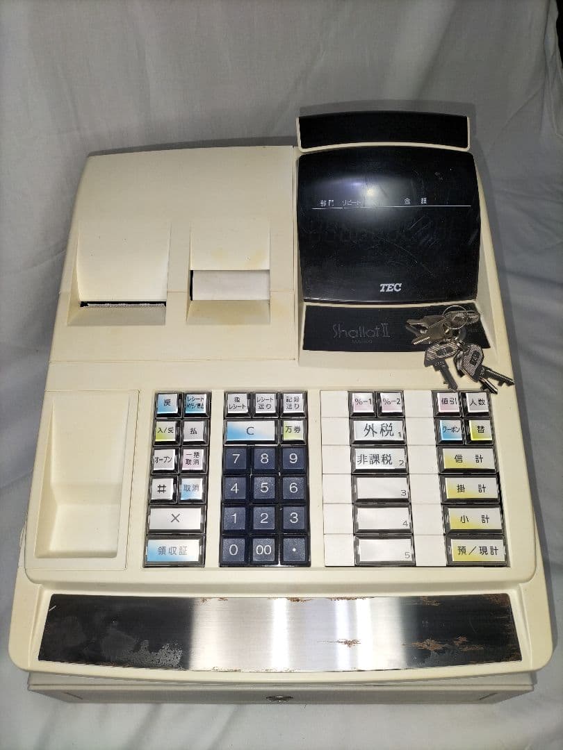 東芝TEC テック レジスター Shallot Ⅱ シャロット2 MA-500