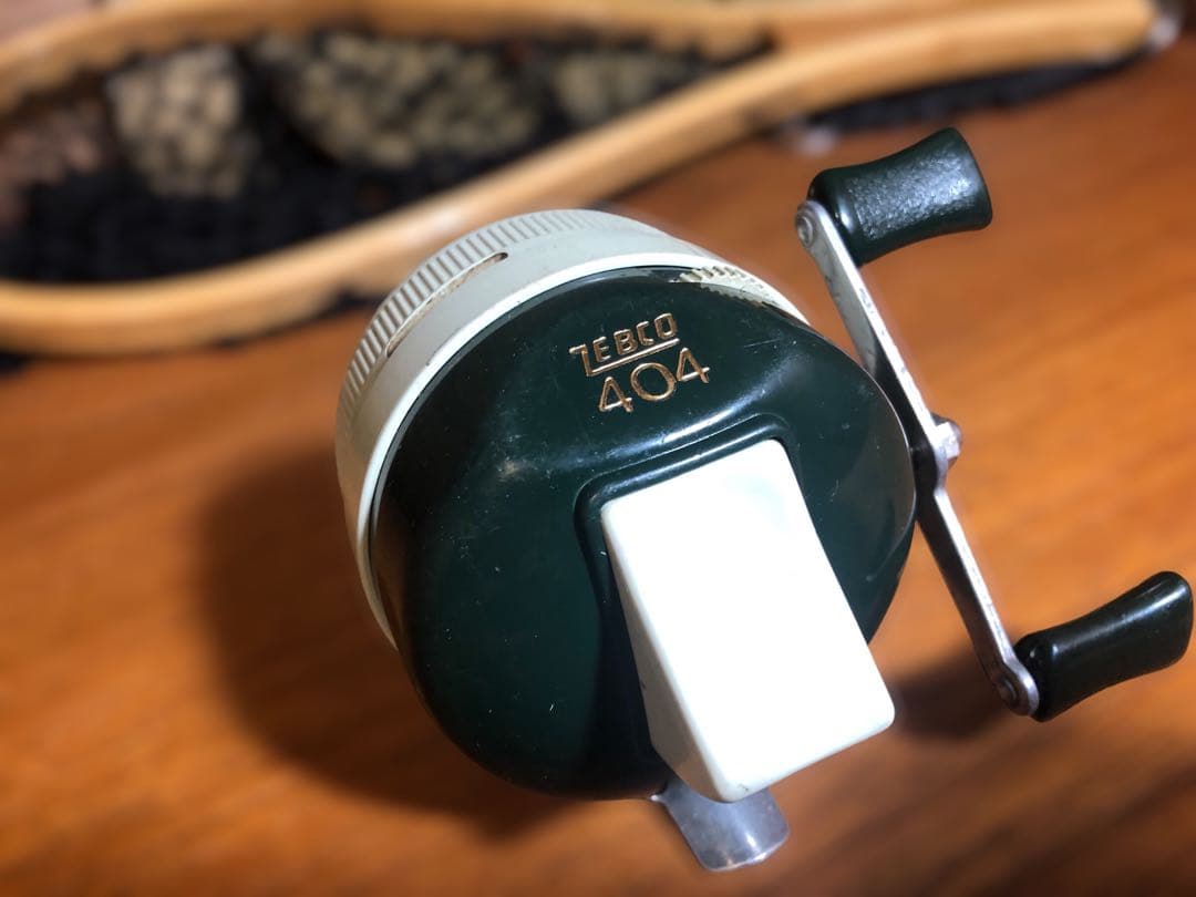 USA製　ZEBCO 404 スピンキャストリール　オールドリール　レトロ