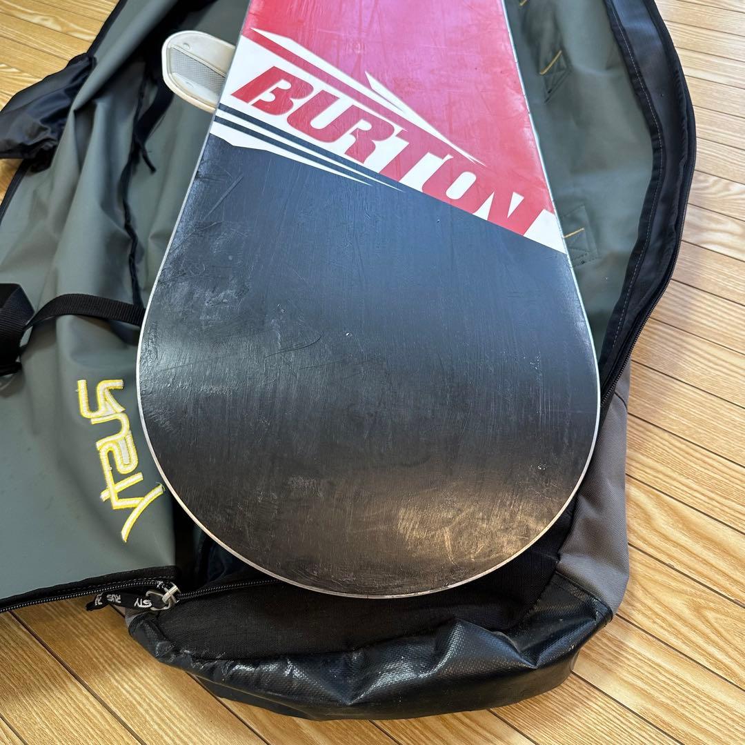 BURTON スノーボード板　ビンディング、収納ケースバッグ