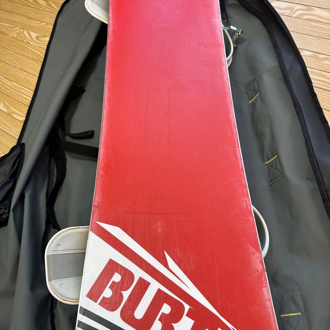 BURTON スノーボード板　ビンディング、収納ケースバッグ