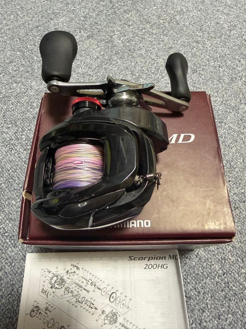 SHIMANO 24スコーピオンMD 201XG 左巻き