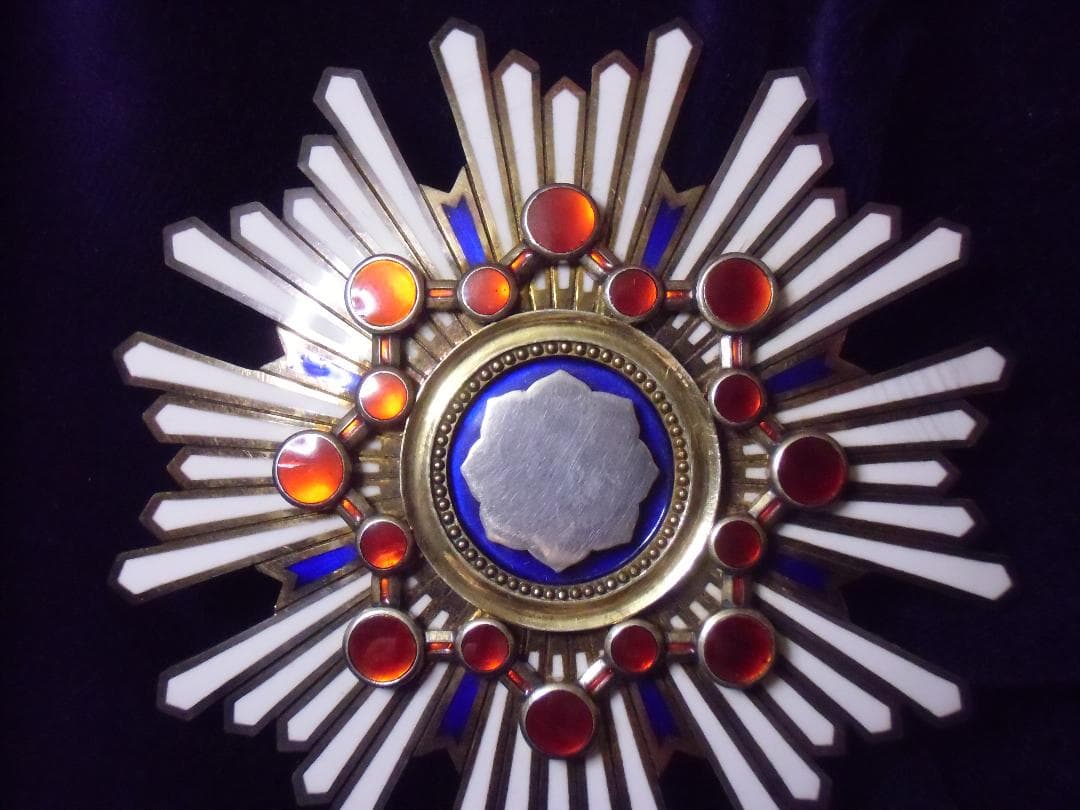 ●日本の勲章/日本軍/徽章＊勲二等瑞宝章＋菊紋徽章（実物）