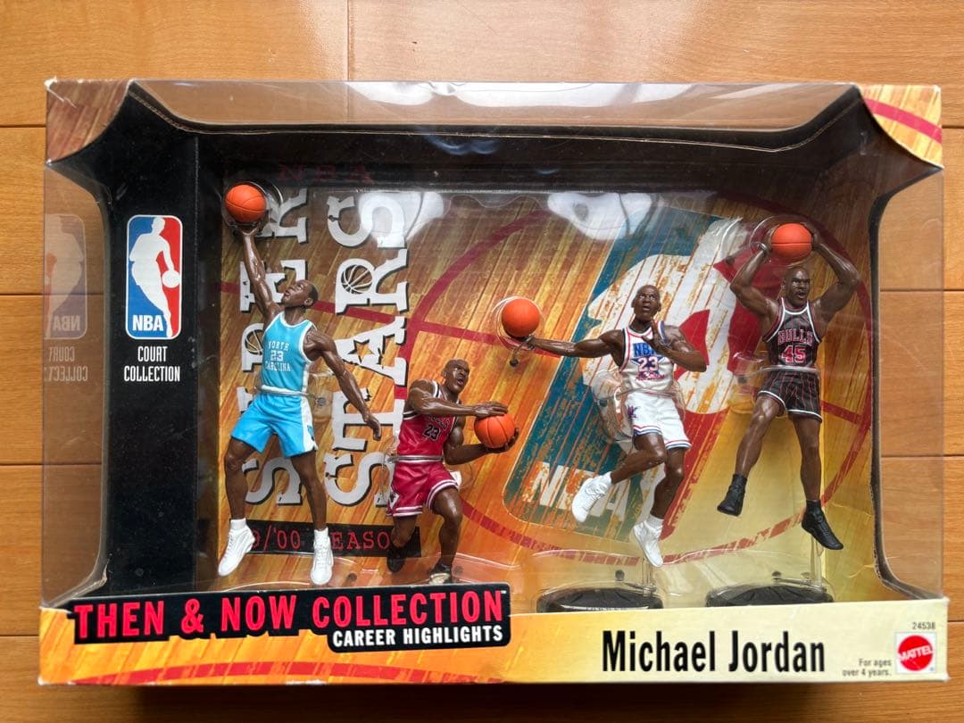 米MATTEL社 マイケルジョーダン フィギュア4体セット