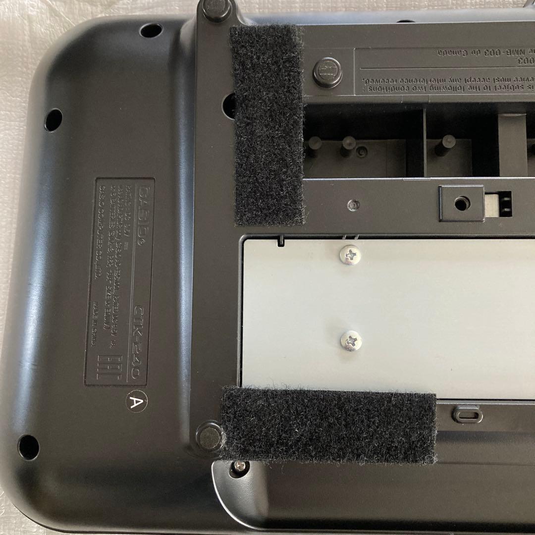 CASIO CTK-240 電子キーボード 49鍵盤　ブラック