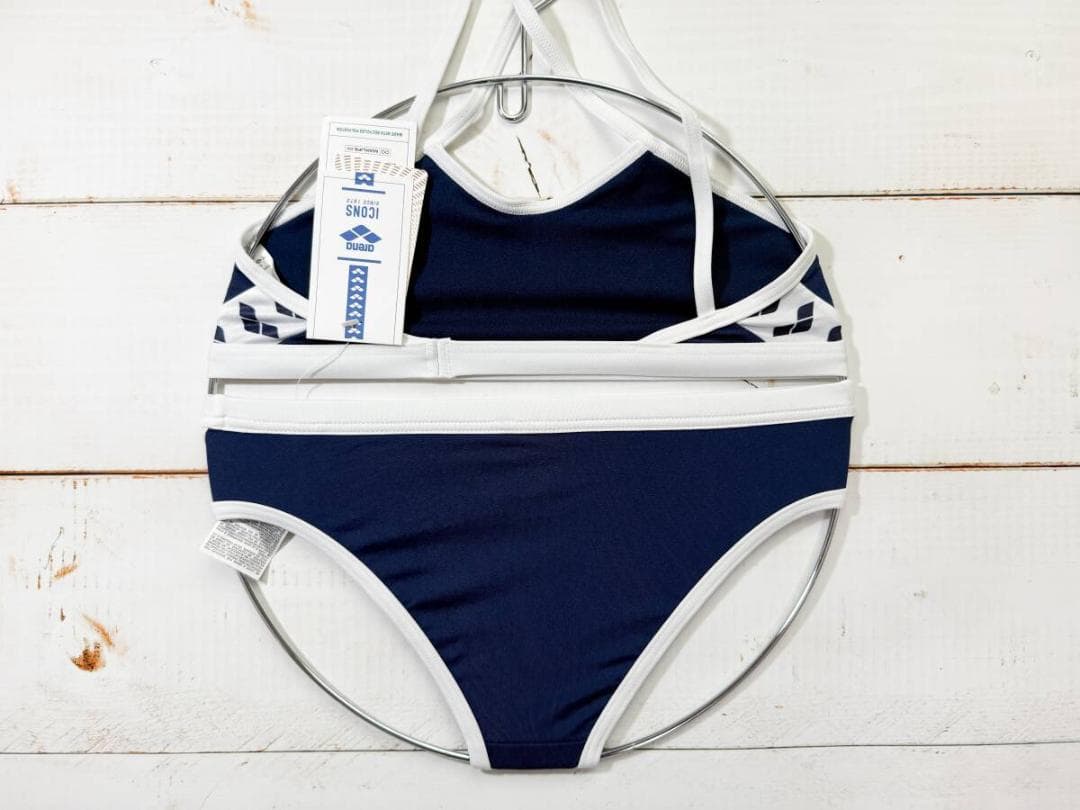 Arena 女性用 ビーチバレー ツーピースビキニ ブルマ Navy USA26
