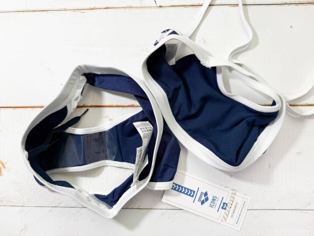 Arena 女性用 ビーチバレー ツーピースビキニ ブルマ Navy USA26