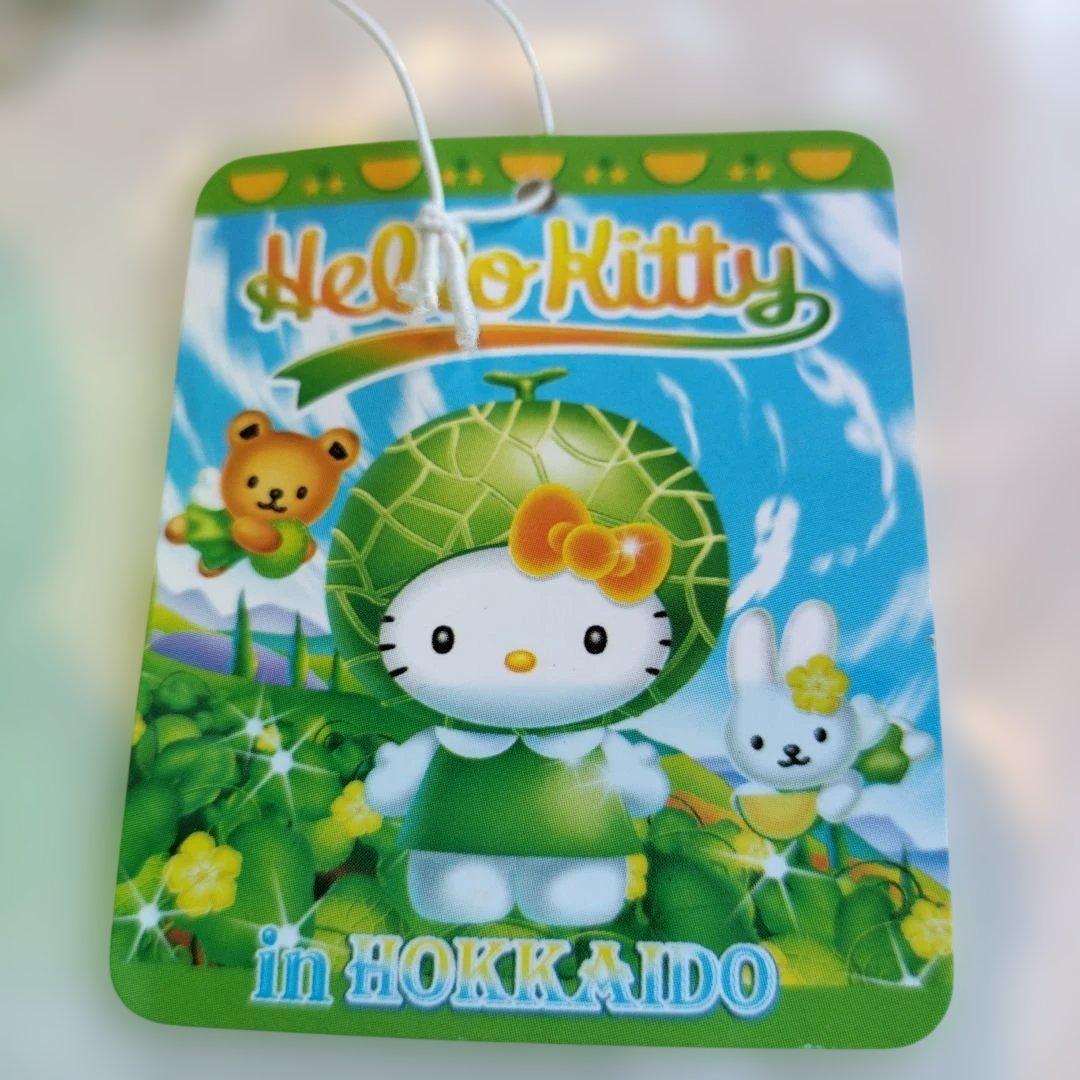 サンリオハローキティ メロン帽子キーホルダー2004平成レトロ激レア