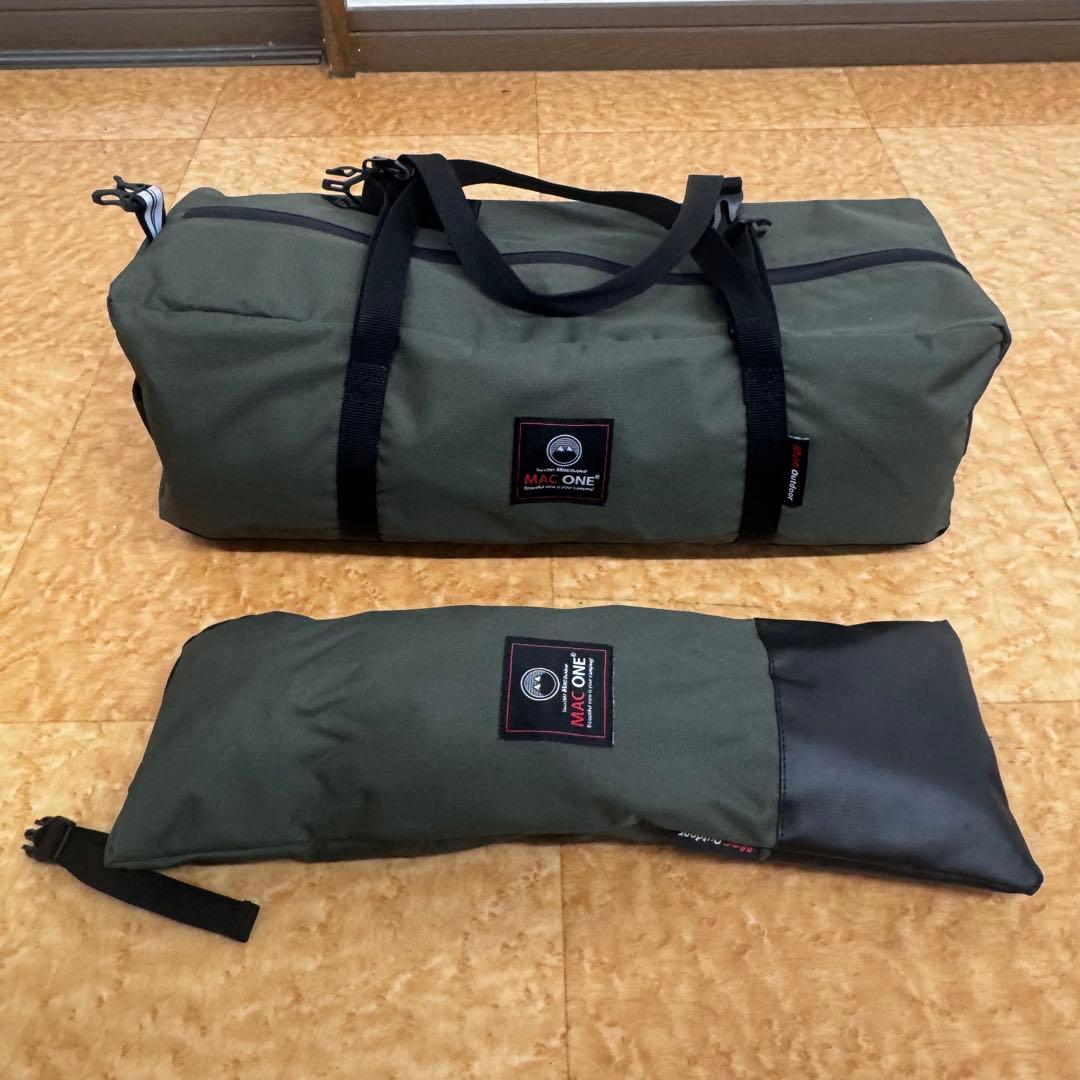 ★お値下げ！超美品！MacOne マックワン　レクタタープ　アームドグリーン L