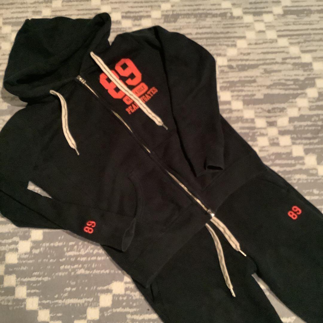 89 フルジッパースウェットセットアップ