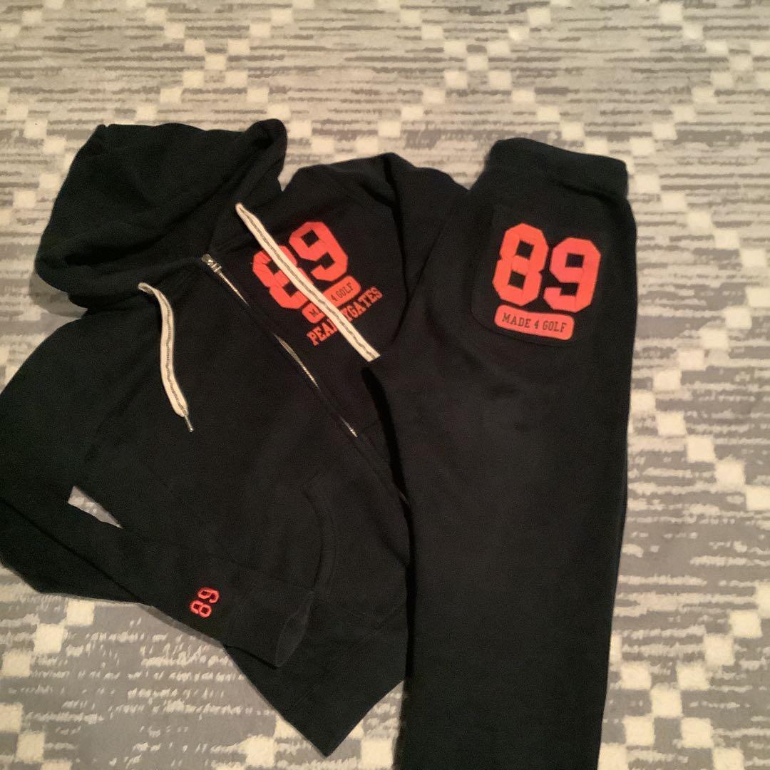 89 フルジッパースウェットセットアップ