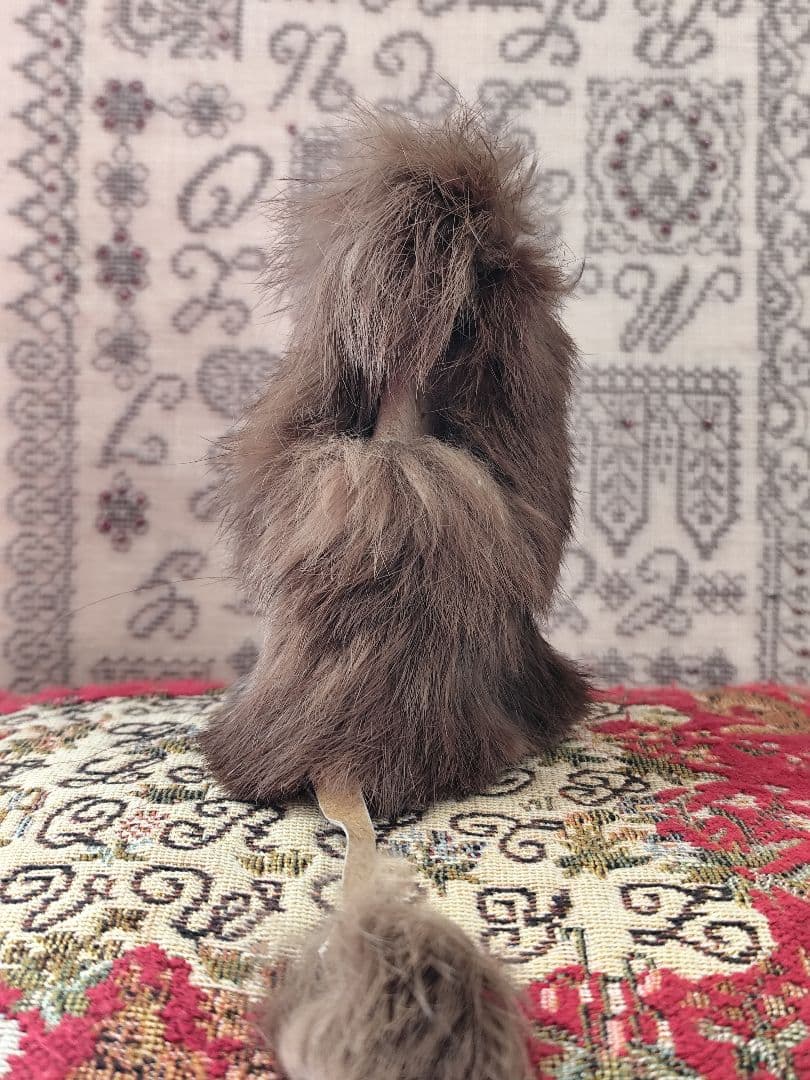 アンティーク　ぬいぐるみ　犬　ビンテージ　ビスクドール　フランス　蚤の市