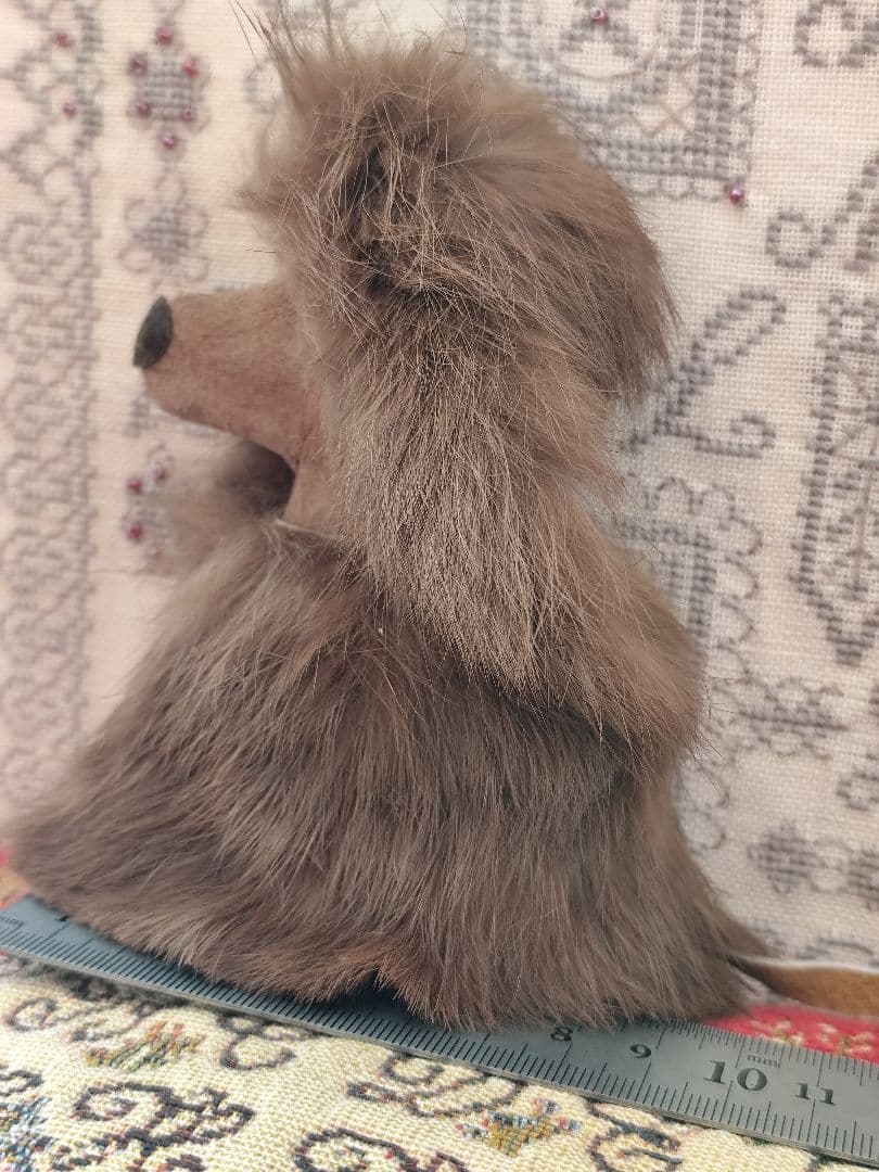 アンティーク　ぬいぐるみ　犬　ビンテージ　ビスクドール　フランス　蚤の市