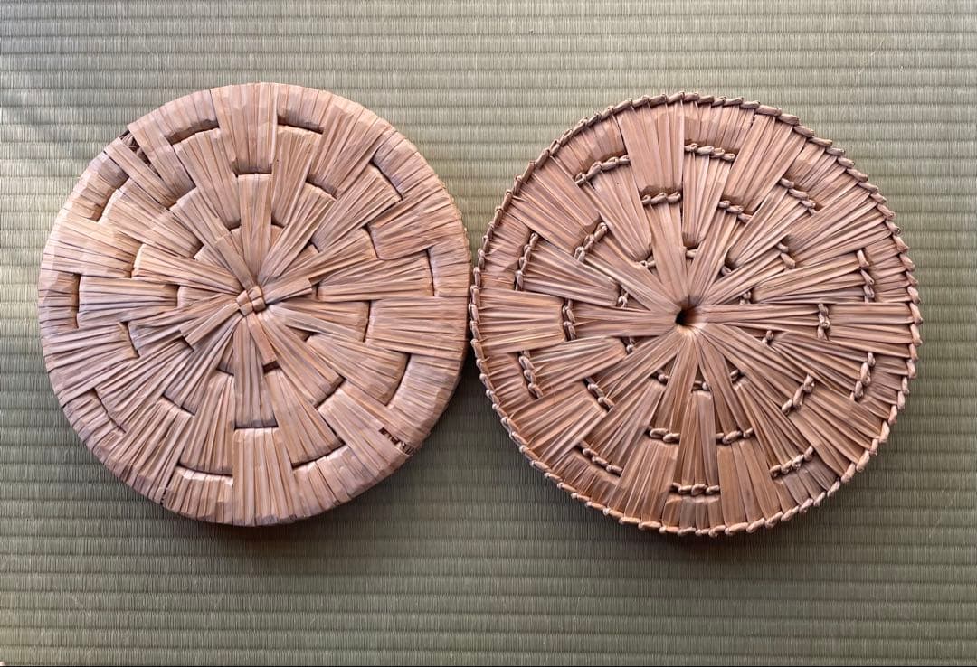 茶道具　円座　5客組　天然素材