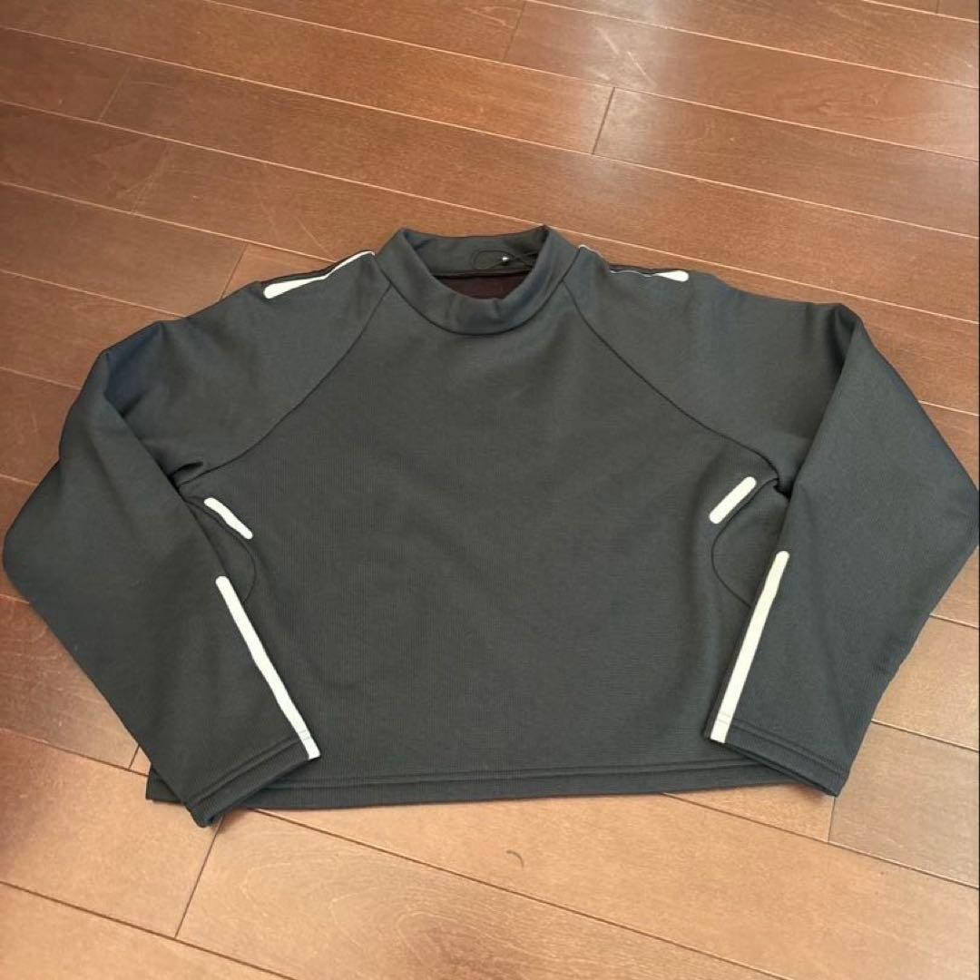 パーリーゲイツ　PGGストレッチダンボール裏起毛セットアップブラックサイズ1