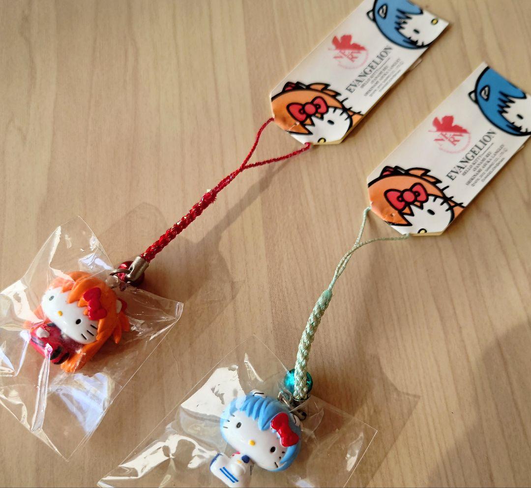 サンリオ・エヴァンゲリオンのコラボ 激レアストラップ アスカとレイ2体セット