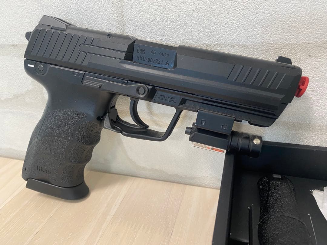 東京マルイ HK45 ガスブローバック レーザーサイト付