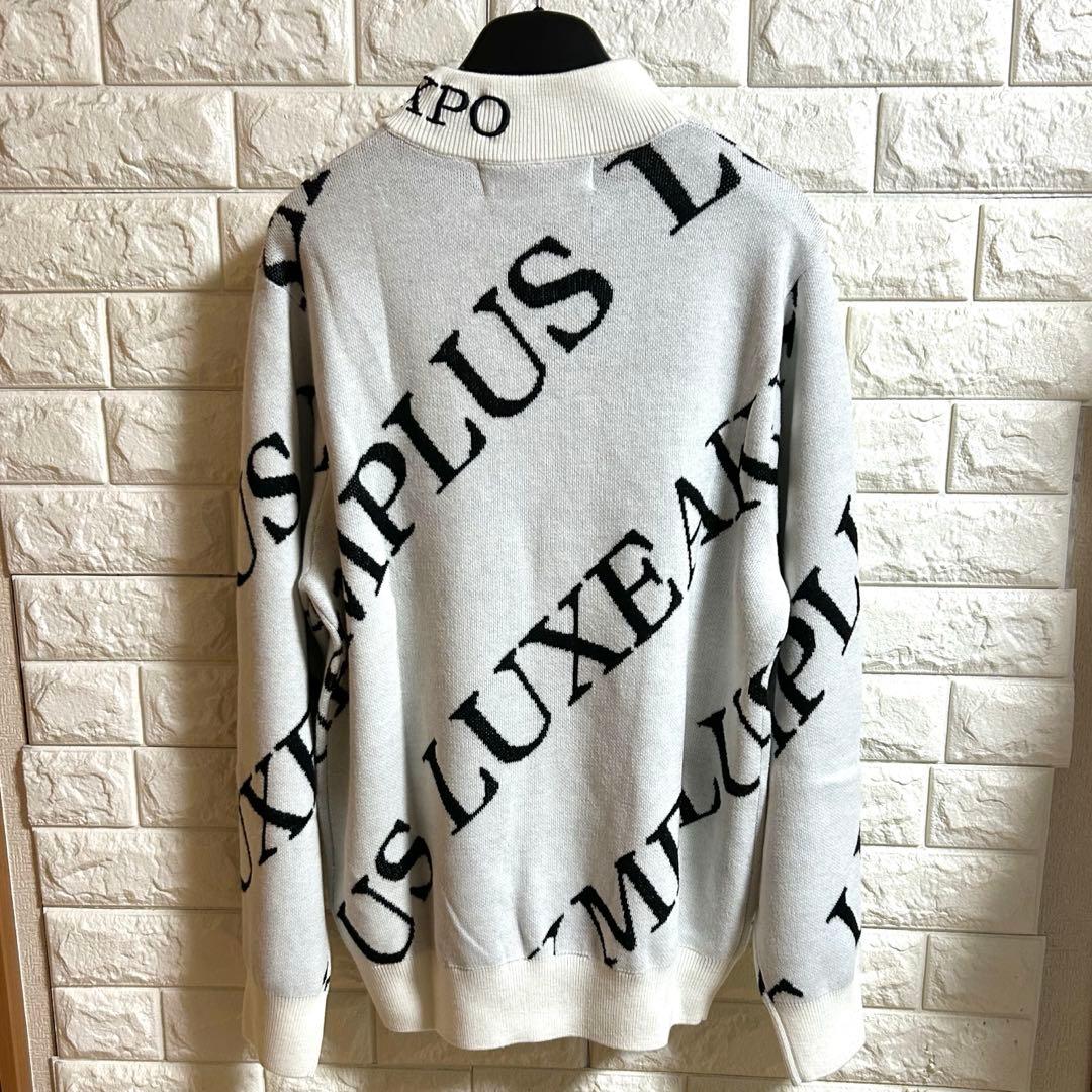 【新品】LUXEAKMPLUS AKM／ニット セーター ゴルフウェア XL