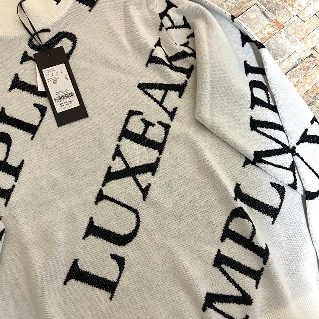 【新品】LUXEAKMPLUS AKM／ニット セーター ゴルフウェア XL