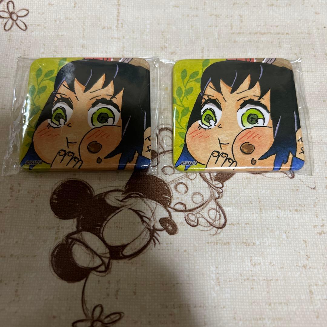 鬼滅の刃 嘴平伊之助 スクエア缶バッジコレクション アナザーカラーVer.