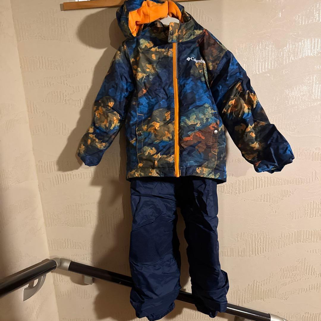 Columbia 子供用 スキーウェア カモフラージュ