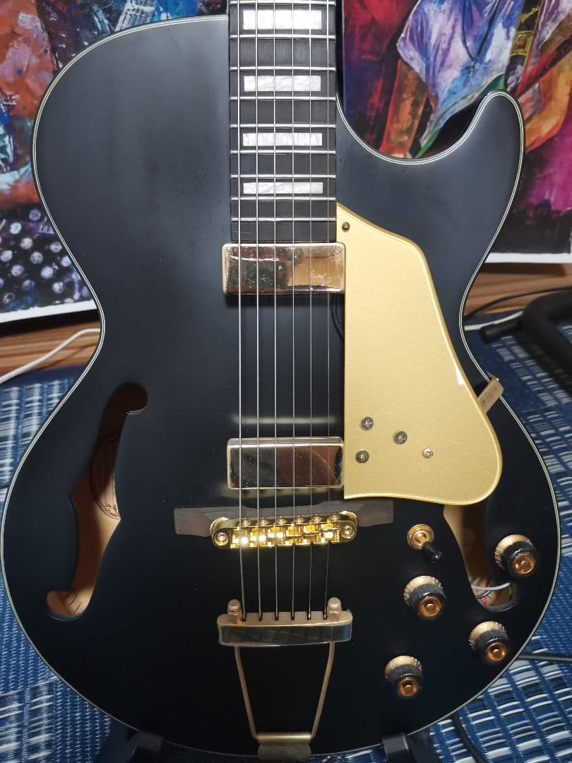 Ibanez AG85-BKF / Black Flat　フルアコ