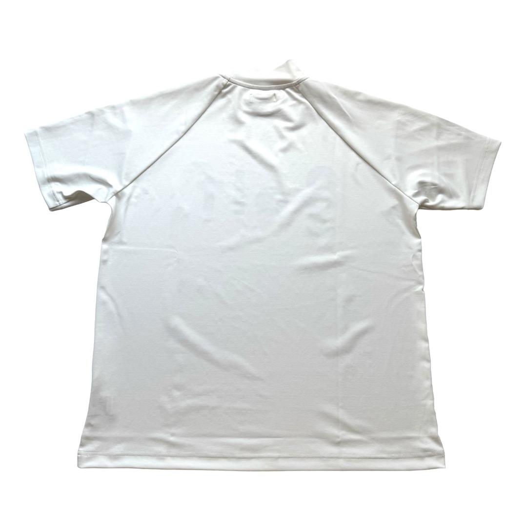 サイズXL　［ 8G SHOOT ］モックネック半袖 ホワイト